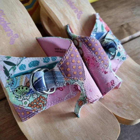 Skechers cali wooden wedged sandals uk 7 bnib - Picture 2 of 7